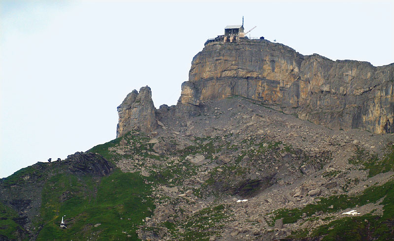 ロープウェーで登れるシルトホルン（2,971m）