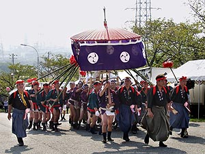 松原の傘鉾