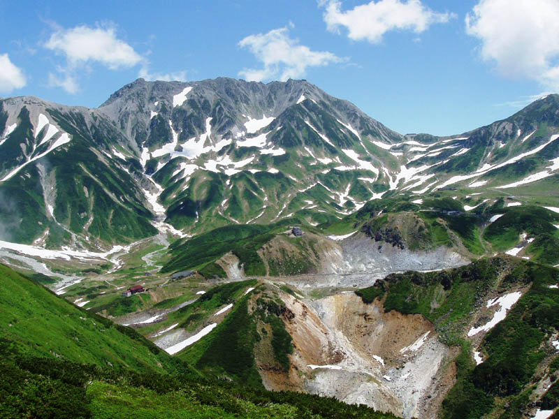 奥大日岳から見る立山主峰　2007.7.27