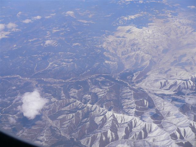 シベリアの山岳地帯　 2007.4.下旬