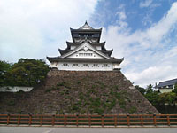 小倉城の三角形の天守閣
