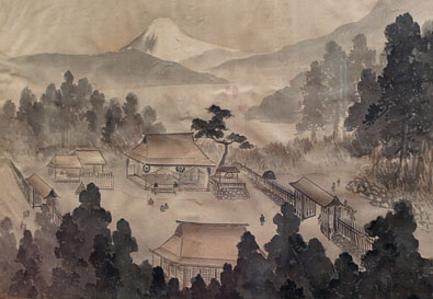 箱根関所の絵図