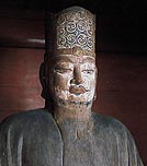 熊野速玉大神像（10世紀 熊野速玉大社蔵）
