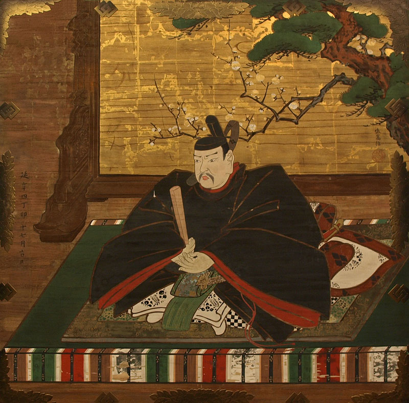 江戸時代に奉納された板絵・菅公像　延享４年（1747）