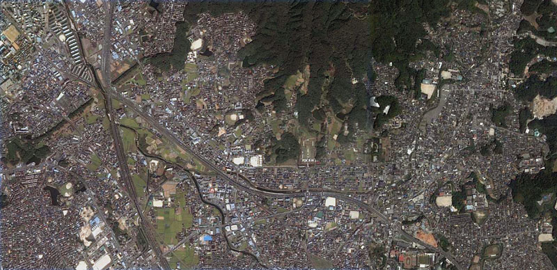 太宰府衛星画像