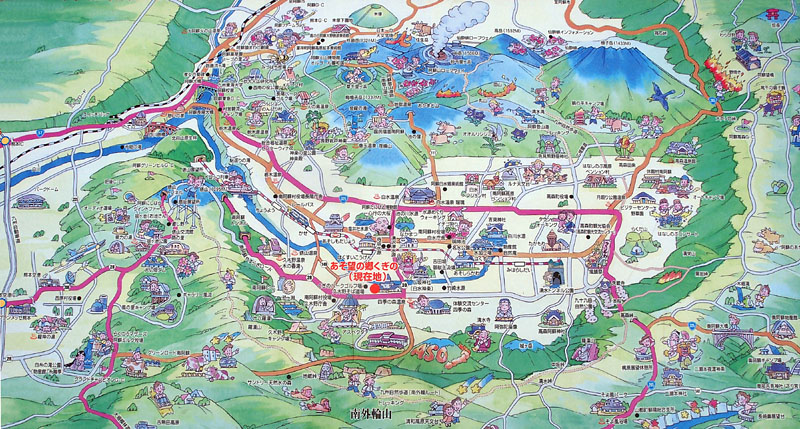 阿蘇観光マップ
