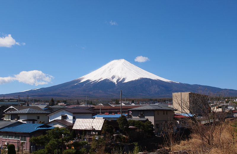 富士山の全容が見えた！/ 富士吉田市