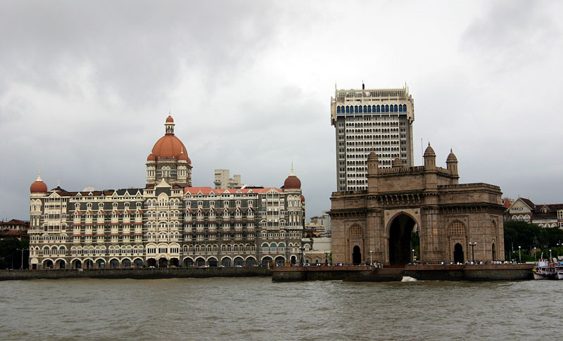 インド門とホテル・タージマハール