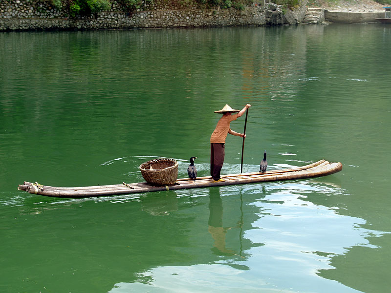足舟の竹筏