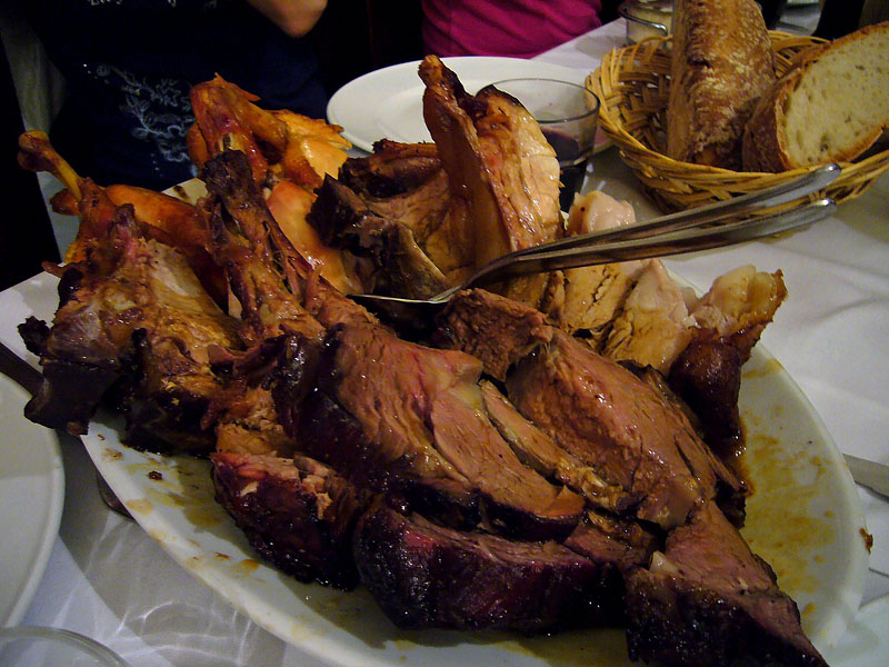 キアーナ牛を使った伝統のステーキ