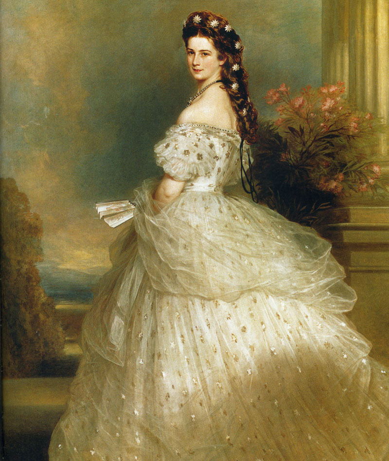 ハプスブルク家最後の皇后・シシィことエリーザベト/ヴィンター・ハルター作（1865年） 