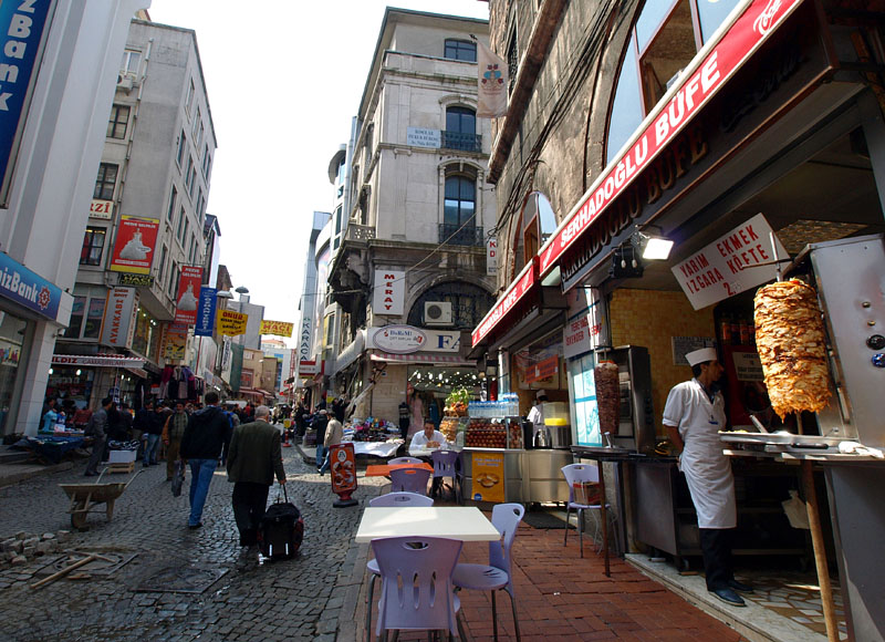 ドネル・ケバブの店/イスタンブール旧市街
