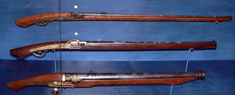 ポルトガルの銃を模した日本の火縄銃