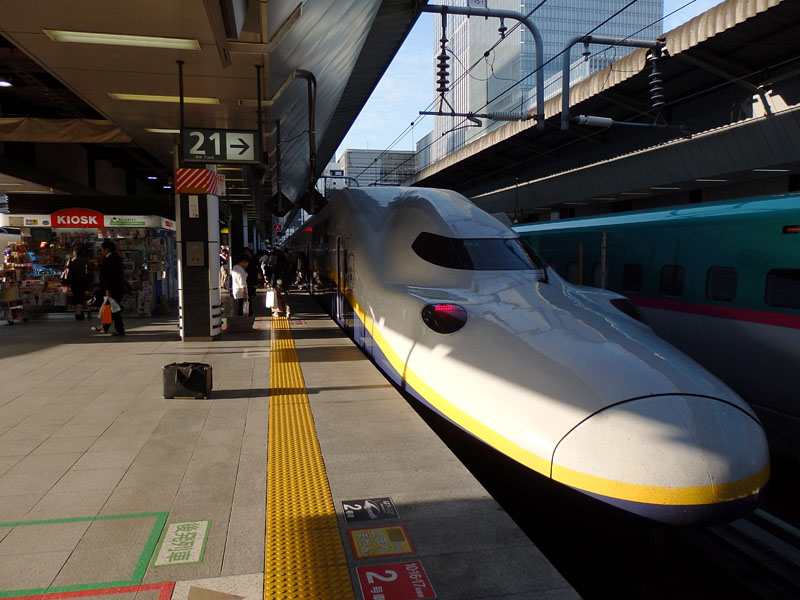 上越新幹線Maxとき307号・332号で東京-越後湯沢間を往復/東京駅