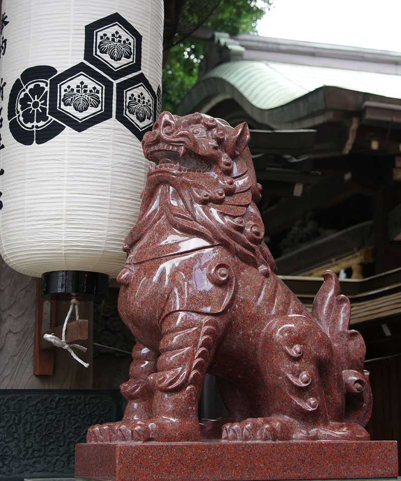 櫛田神社の狛犬