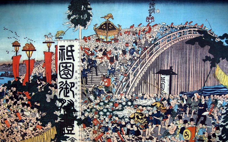 両国橋祇園会之図 / 文久元年（1861）６月
