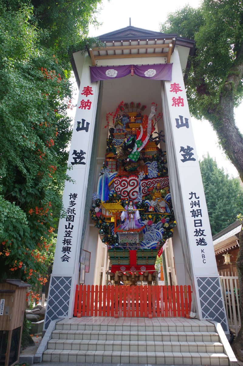 櫛田神社の飾り山笠（常設）