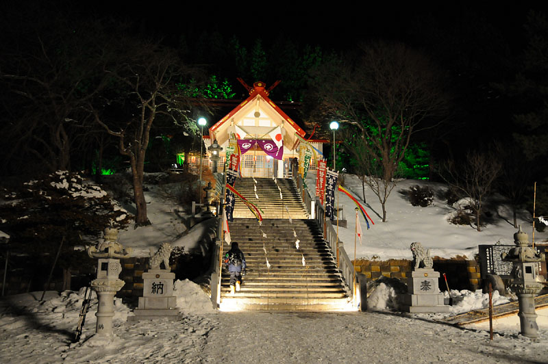 雪が止んだ佐女川神社　2010.1.13