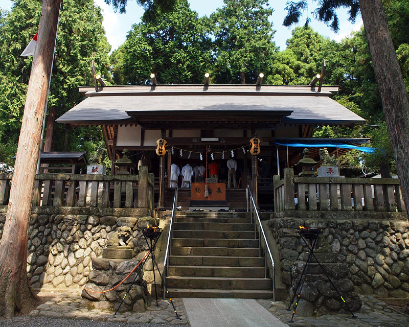 和田乃神社の拝殿