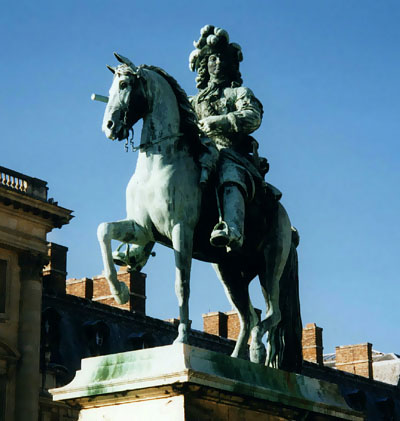 太陽王・ルイ14世騎馬像